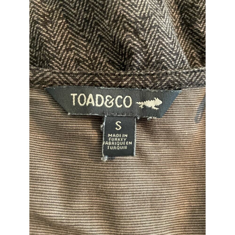 Toad and Co. C-Neck Belted Wrap Sleeveless A-Line Dress S - Picture 5 of 7